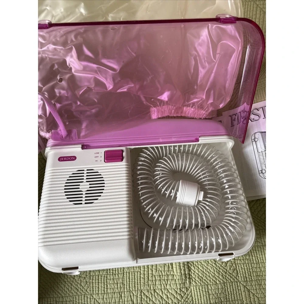 Vintage Jerdon First Class Soft Bonnet Dryer XL Bonnet SBD-40 TESTED AND WORKS